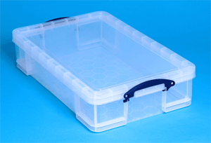 33 Litre Really Useful Clear Stackable Boxes